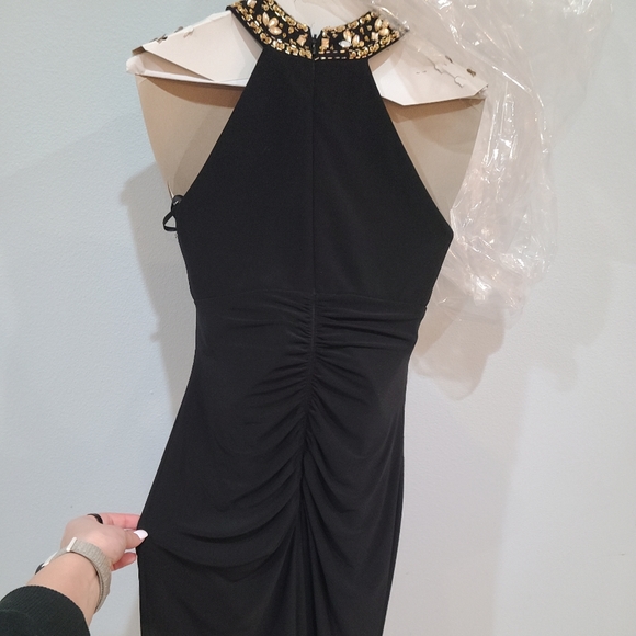 Black and Gold Dress - Picture 2 of 3